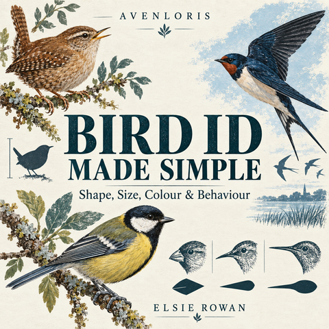 Cover of Bird ID Made Simple, an AVENLORIS digital field guide.