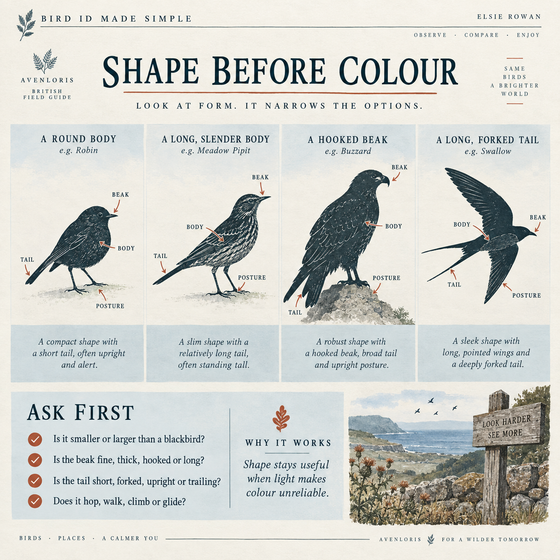 A sample page from Bird ID Made Simple.
